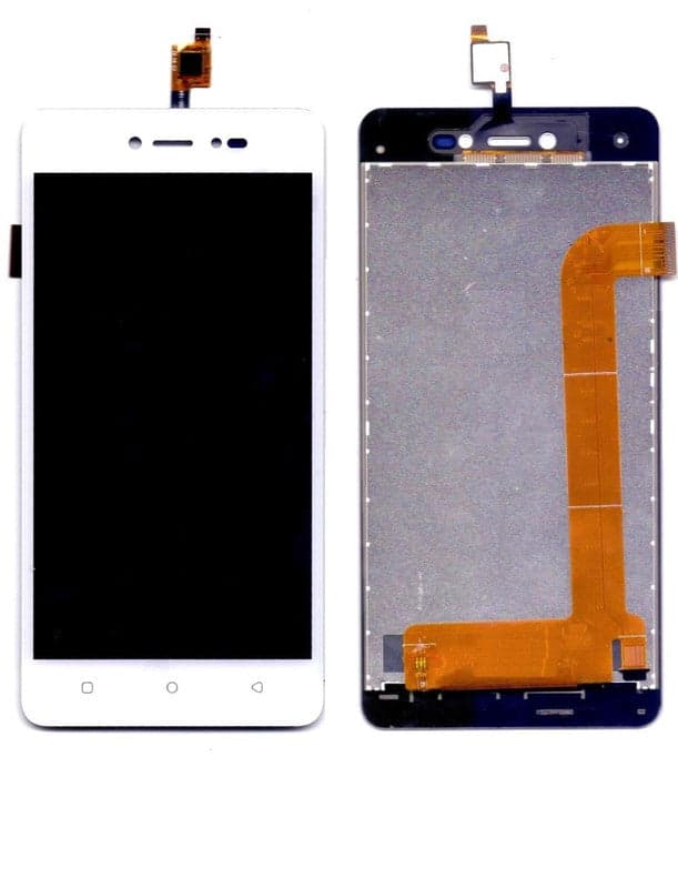 LCD Display Folder Combo for Lava Z60 White