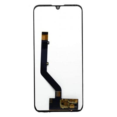 LCD Display Folder Combo for Lava Z66 Black thumbnail 3
