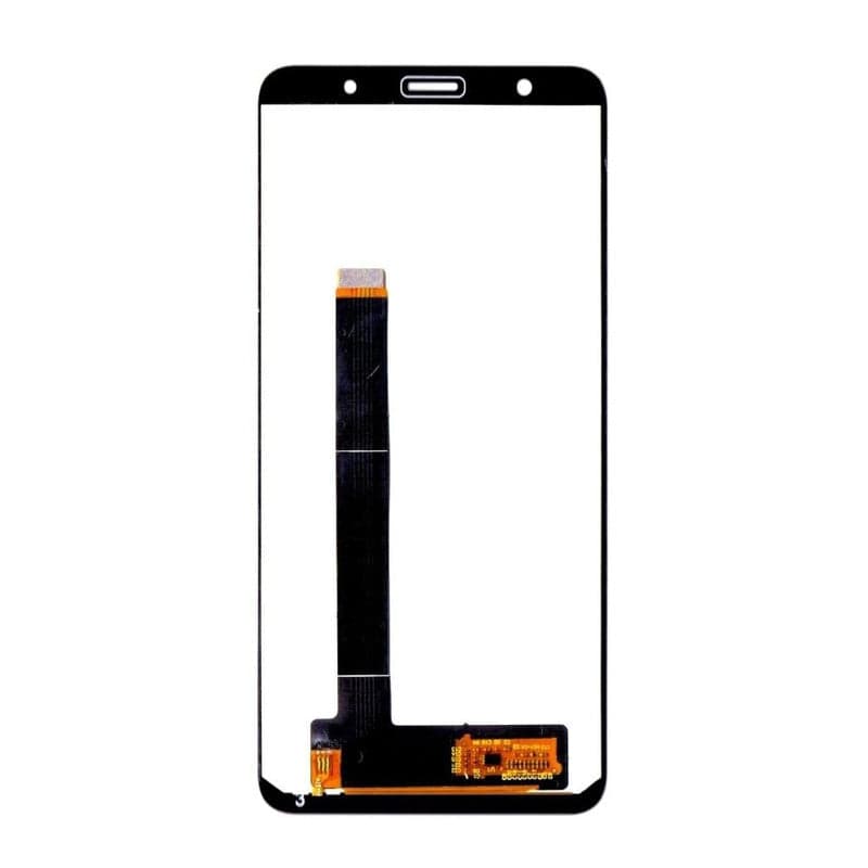 LCD Display Folder Combo for Lava Z81 White thumbnail 2