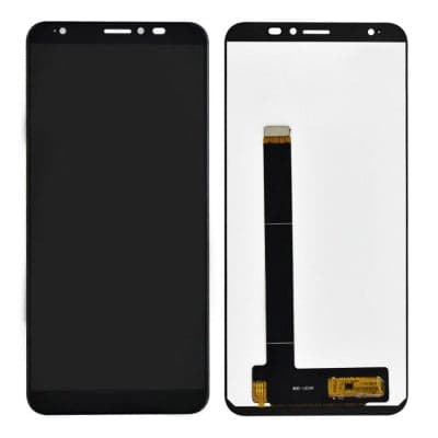 LCD Display Folder Combo for Lava Z91 Touch Black