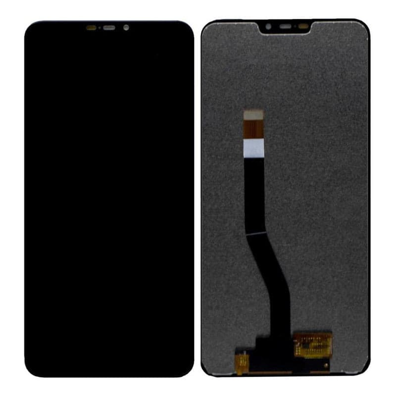 LCD Display Folder Combo for Lava Z92 Black thumbnail 2