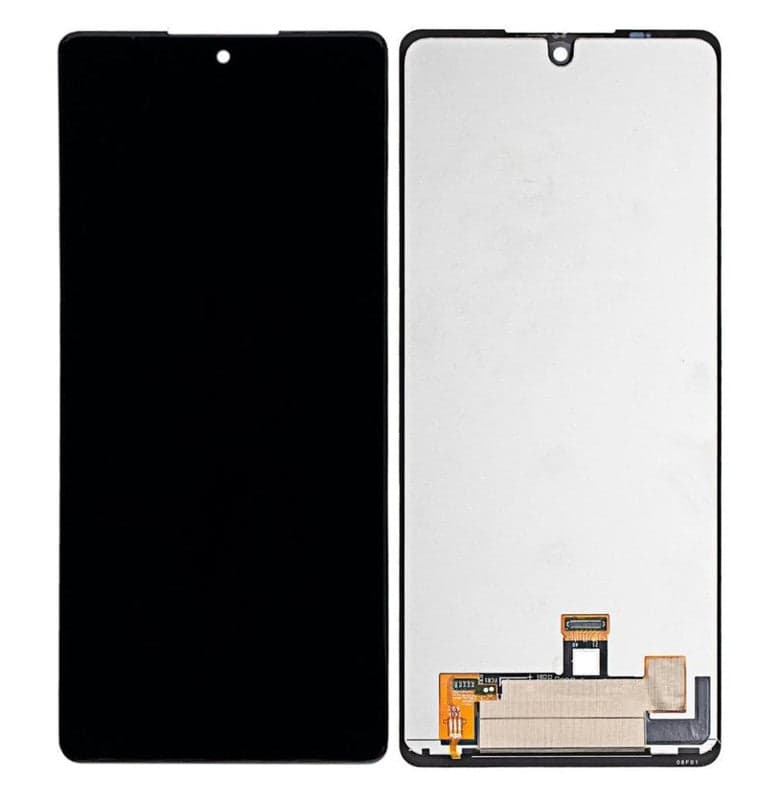 Lcd Display Combo Folder for LG K71 Black