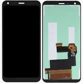 Lcd Display Combo Folder for LG Q71 Black