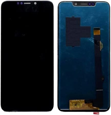 Lcd Display Combo Folder for LG W10 Black