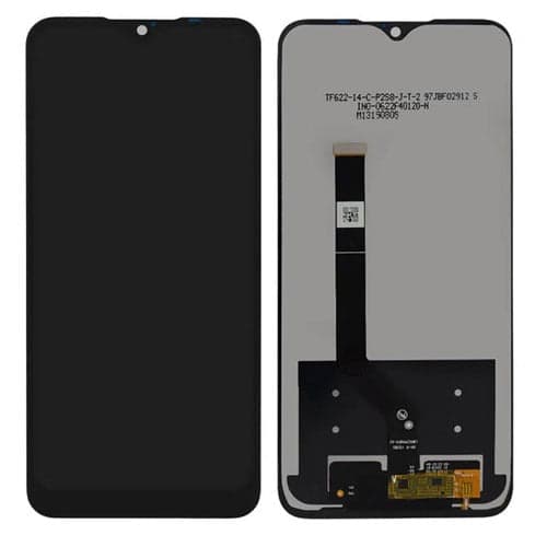 Lcd Display Combo Folder for LG W30 Pro Black