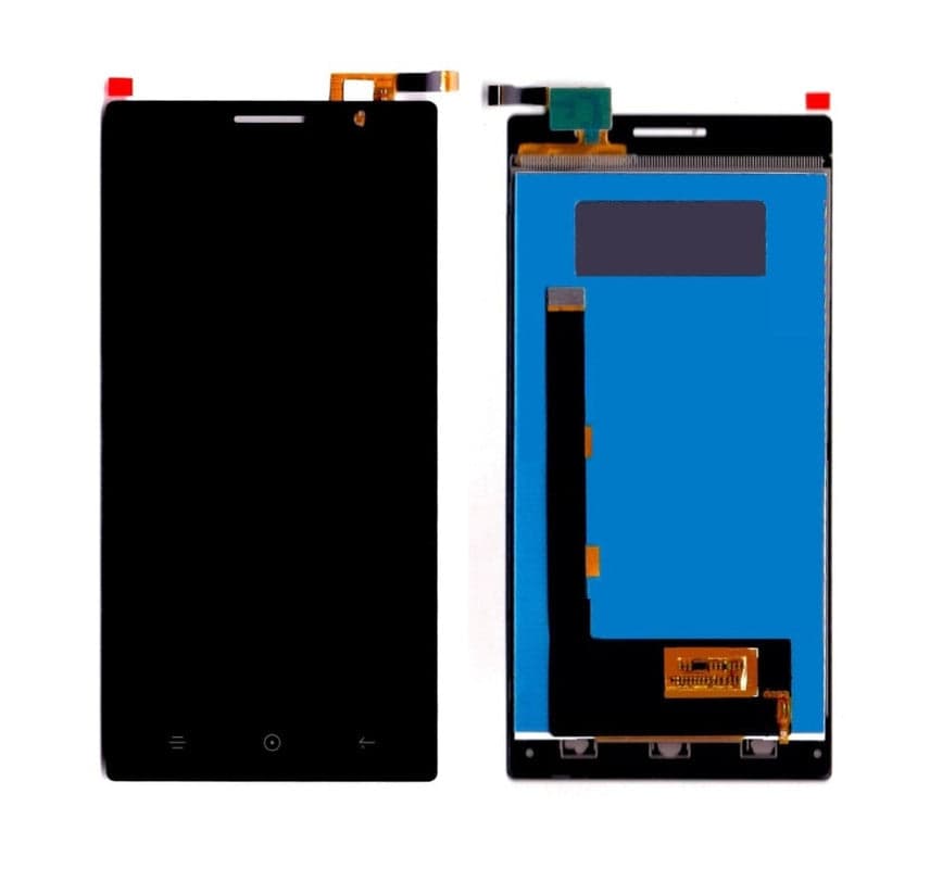 Lcd Display Folder Combo for LYF WIND 4 Black