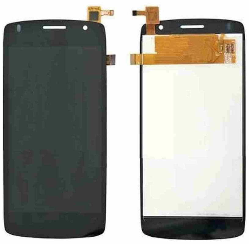 Lcd Display Folder Combo for MICROMAX A114 R Black