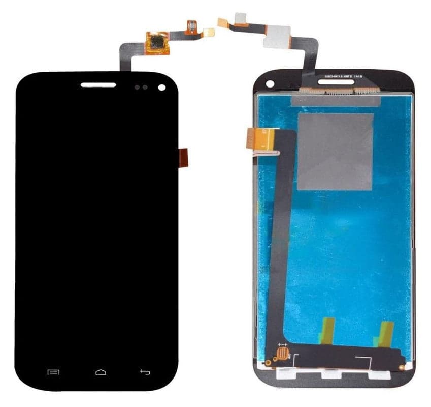 Lcd Display Folder Combo for MICROMAX A200 Black