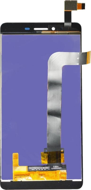 Lcd Display Folder Combo for MICROMAX E484 Black
