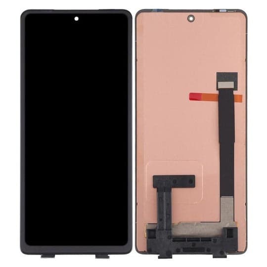 OLED Lcd Display Combo Folder for Motorola Moto Edge 20 Pro Black