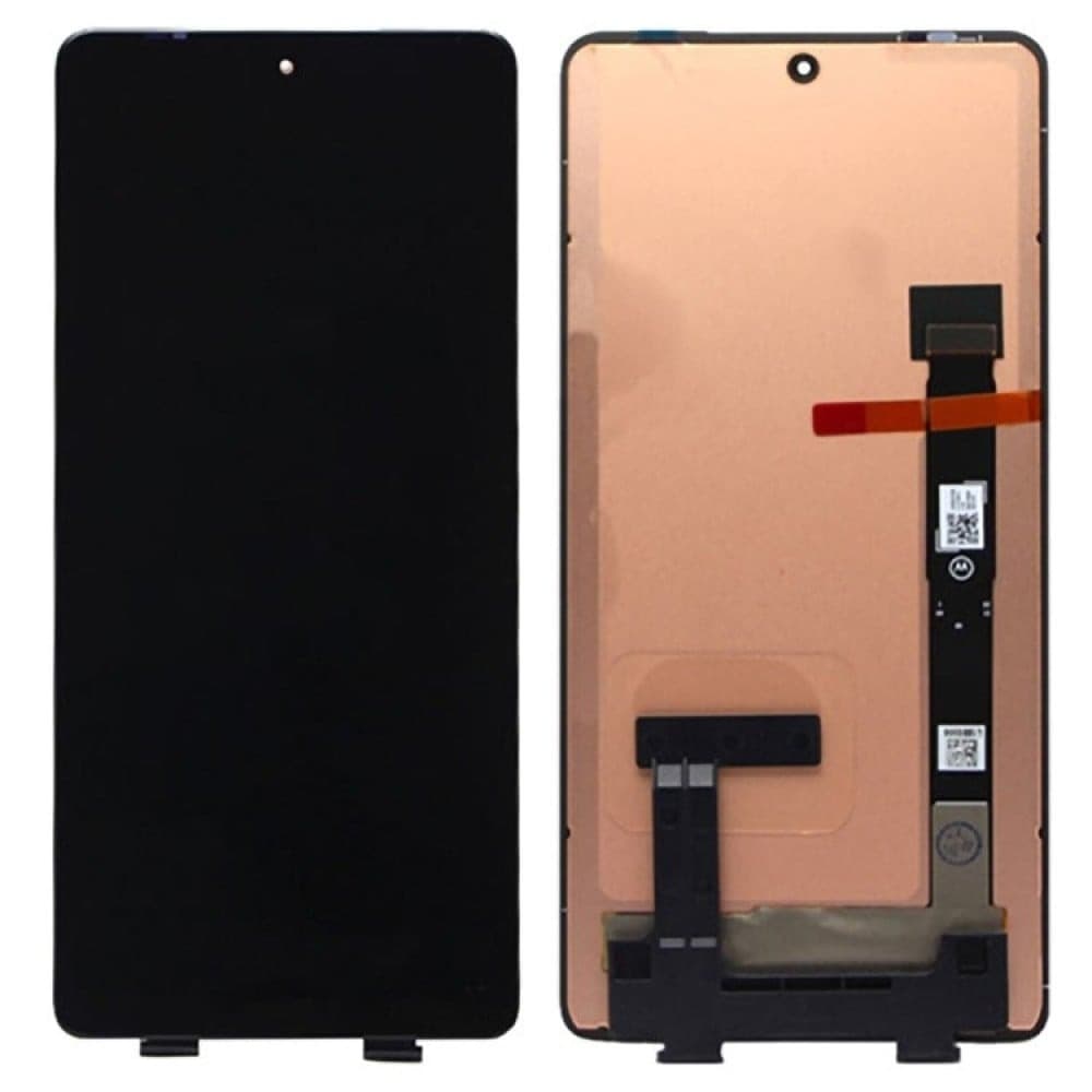 OLED Lcd Display Combo Folder for Motorola Moto Edge 30 Black thumbnail 2