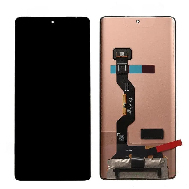 OLED Lcd Display Combo Folder for Motorola Moto Edge 60 Fusion Black