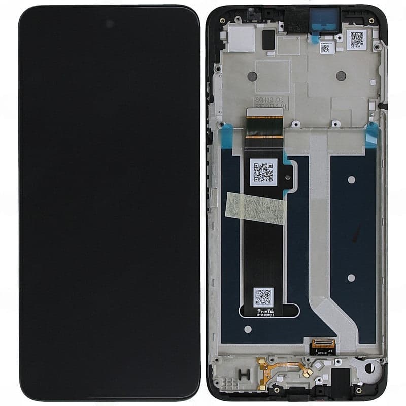 Lcd Display Combo Folder for Motorola Moto G45 5G Black
