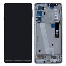 Lcd Display Combo Folder with Frame for Motorola Moto Moto Edge 20 White