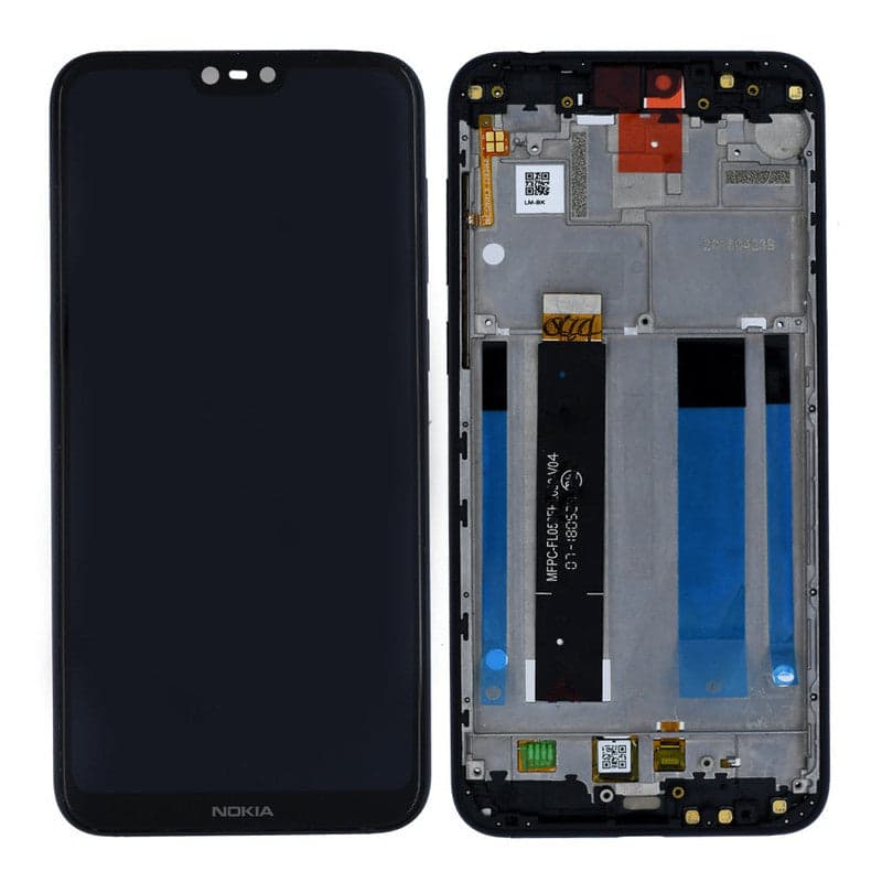 Lcd Display Folder Combo for Nokia 6.1Plus (With Frame)