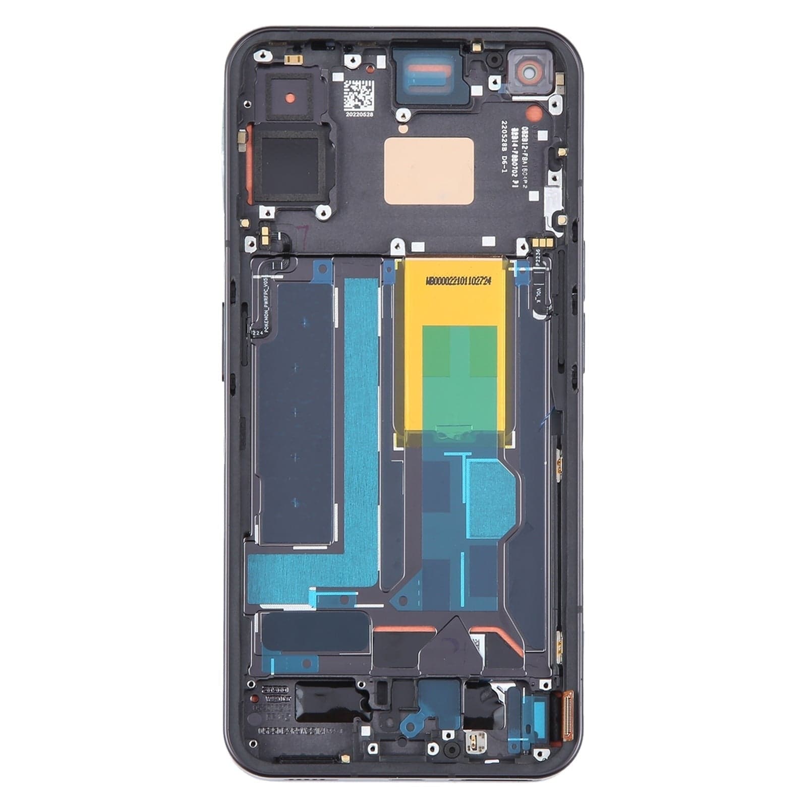 Lcd Display Combo Folder with Frame for Nothing Phone 1 Black thumbnail 2