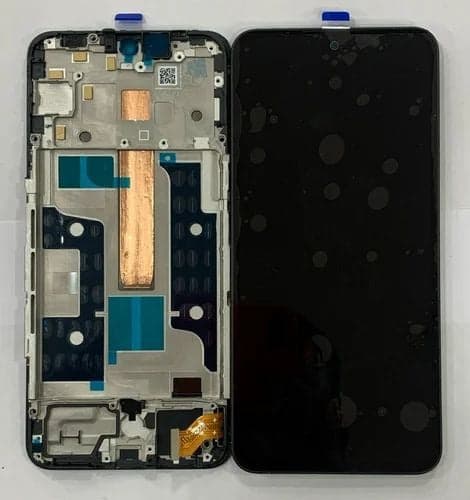 Lcd Display Combo Folder with Frame for Nothing Phone 2A Black