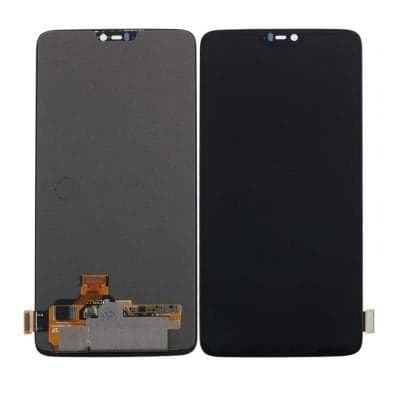 Lcd Display Combo Folder for OnePlus 6 Black
