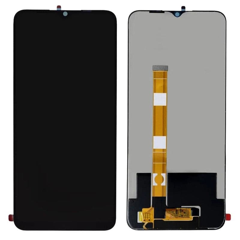 Lcd Display Combo Folder for Oppo A15S Black