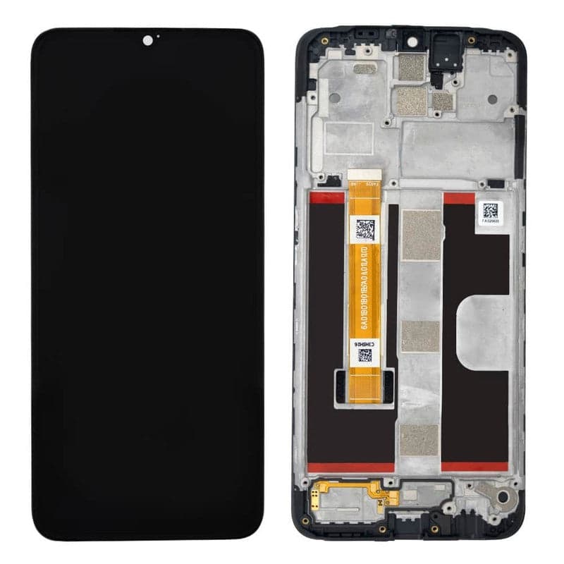Lcd Display Combo Folder with Frame for Oppo A5s Black