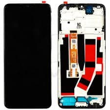 Lcd Display Combo Folder with Frame for Oppo A77 2022 Black