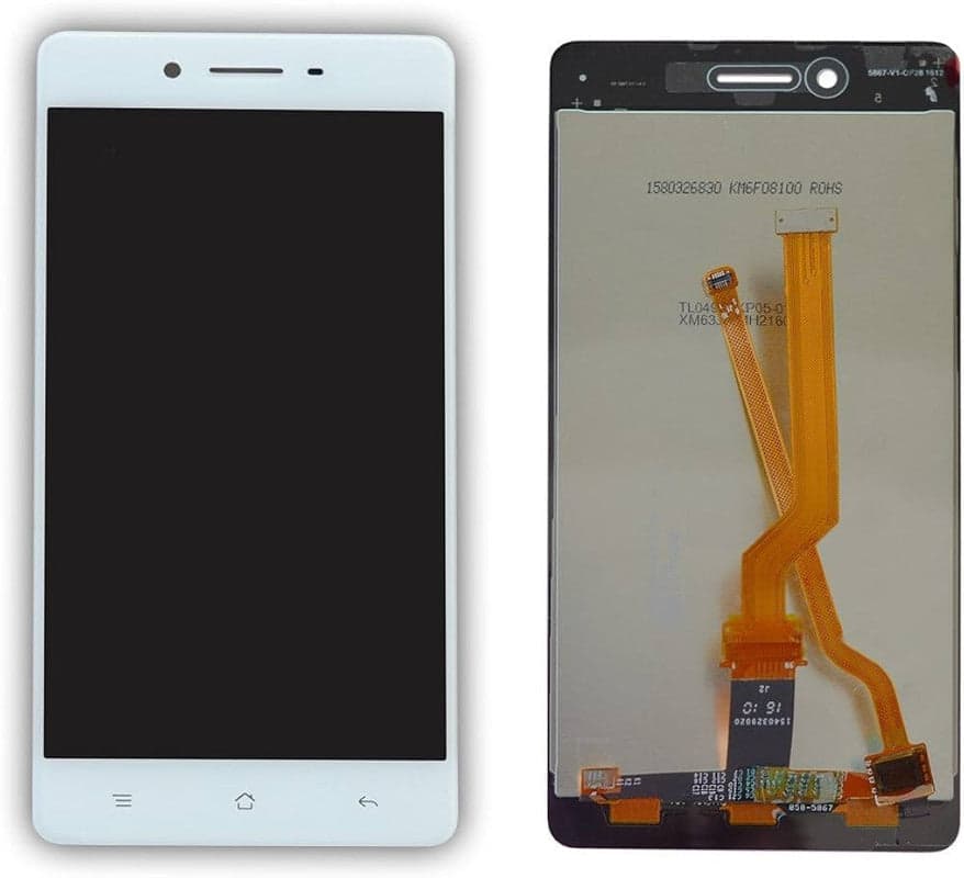 Lcd Display Combo Folder for OPPO F1 White