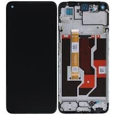 Lcd Display Combo Folder with Frame for Oppo K10 4G Black