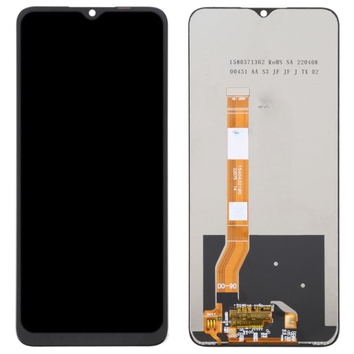 Lcd Display Combo Folder for Realme C35 Black thumbnail 3