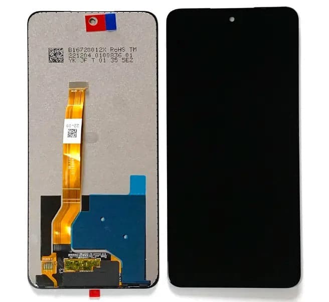 Lcd Display Combo Folder for Realme C55 Black