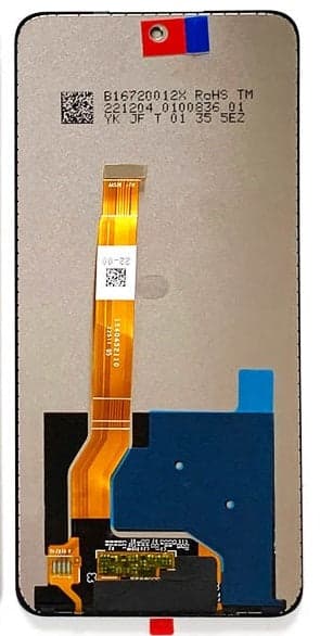 Lcd Display Combo Folder for Realme C55 Black thumbnail 2