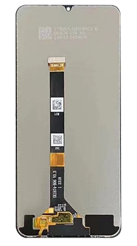 Lcd Display Combo Folder for Realme Narzo N53 Black thumbnail 2