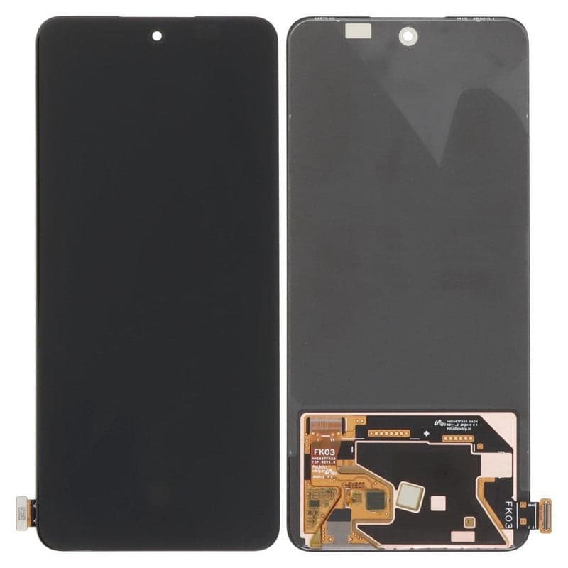 Lcd Display Combo Folder for Oppo Reno 12 5G Black
