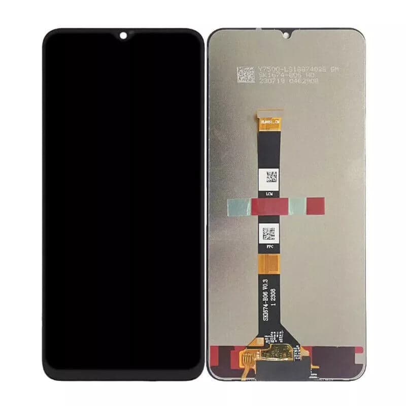 Lcd Display Combo Folder for Realme C53 Black