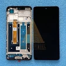 Lcd Display Combo Folder with Frame for Realme Narzo N55 Black