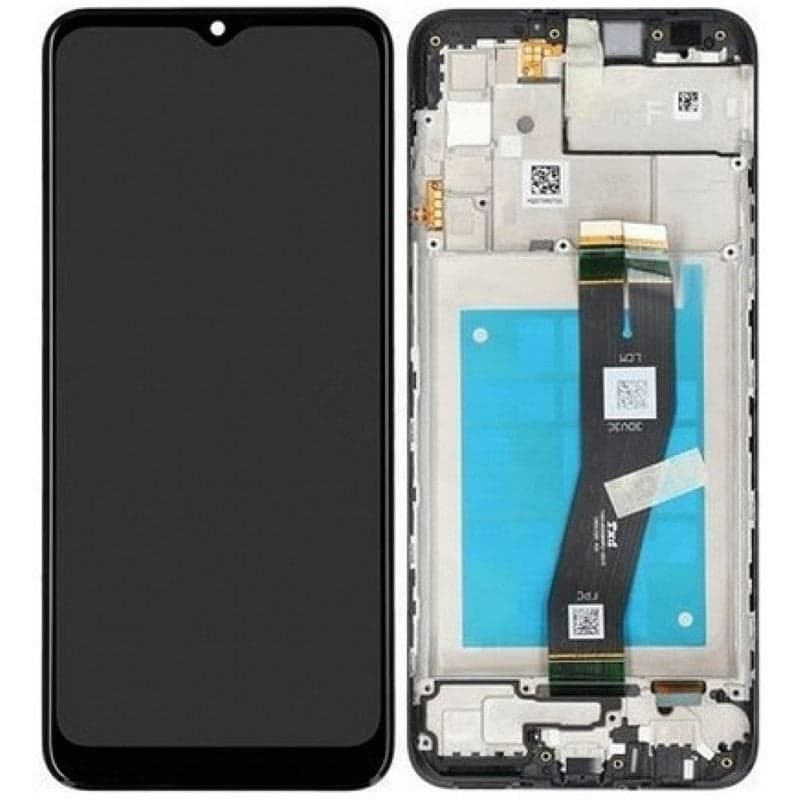 Lcd Display Folder Combo for Samsung Galaxy A02S (With Frame)