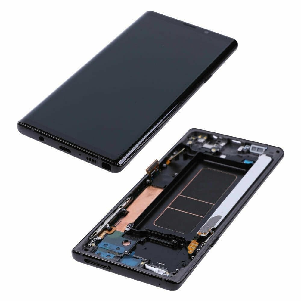 Lcd Display Folder Combo for Samsung Galaxy Note 9 Blue (With Frame TFT) thumbnail 2