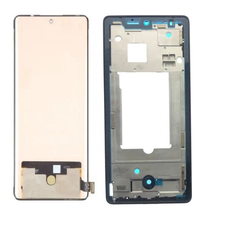 Lcd Display Combo Folder with Frame for Infinix GT 20 Pro X6871 Black