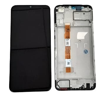 Lcd Display Combo Folder with Frame for Vivo T2X 5G Black