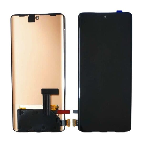 Lcd Display Combo Folder with Frame for Vivo V30 Pro 5G Black