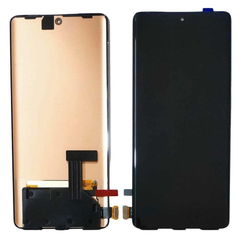 Lcd Display Combo Folder with Frame for Vivo V40E Black