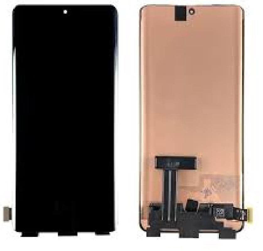 Lcd Display Combo Folder for Vivo X70 Black