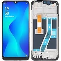 Lcd Display Combo Folder with Frame for Vivo Y02 Black