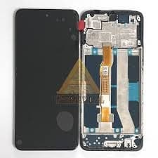 Lcd Display Combo Folder with Frame for Vivo Y28 5G Black