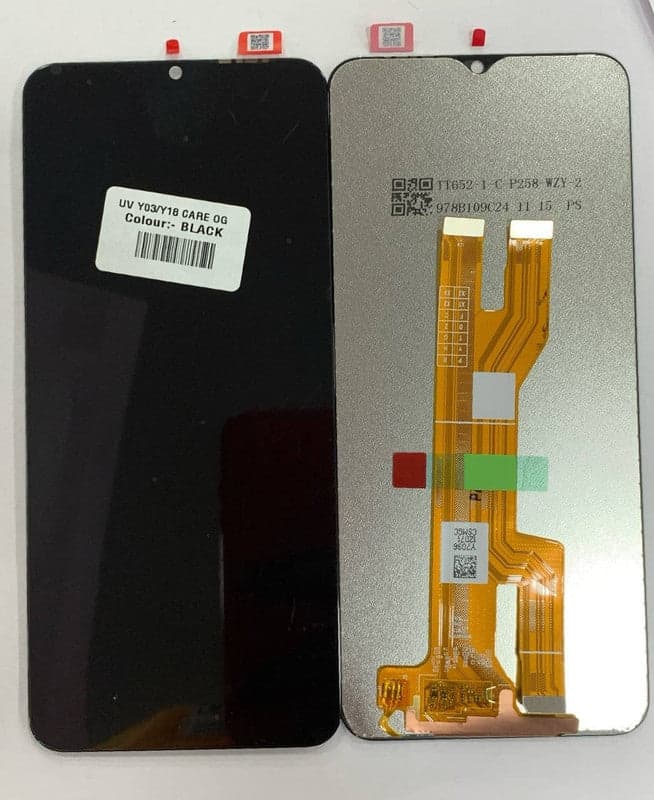 OLED Lcd Display Combo Folder for Vivo Y29 5G Black