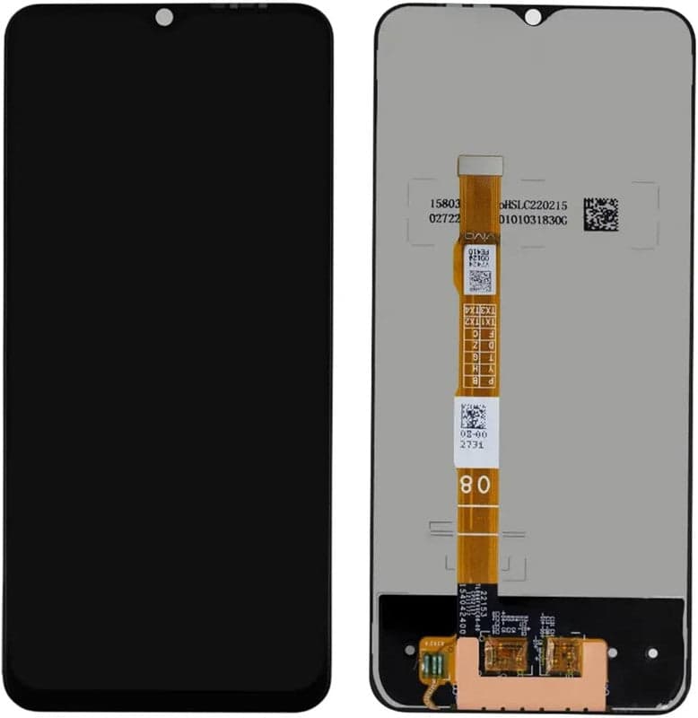 Lcd Display Combo Folder for Vivo Y33s Black