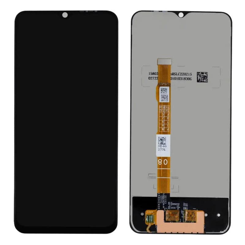 Lcd Display Combo Folder for Vivo Y33s Black