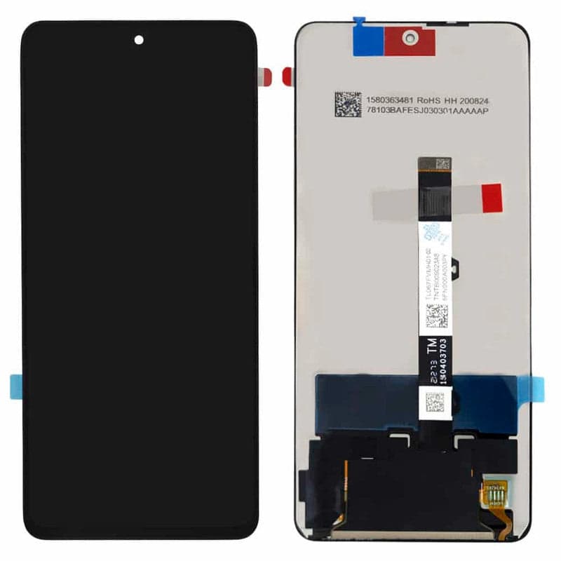 LCD Display Folder Combo for Xiaomi Poco X3 Black