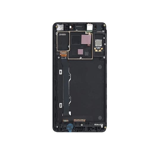 LCD Display Folder Combo With Frame for Lenovo A7000 Black thumbnail 3