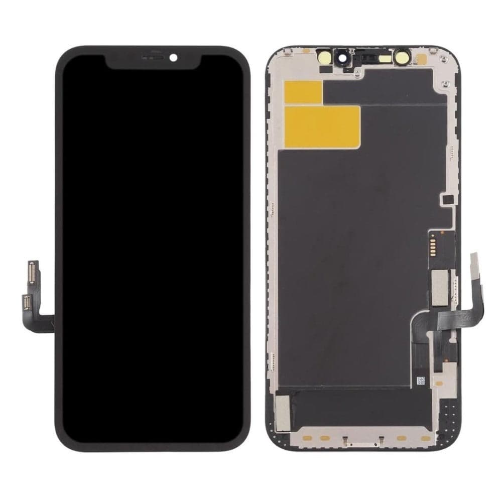 Lcd Display Combo Folder for Apple iPhone 12 Black thumbnail 3
