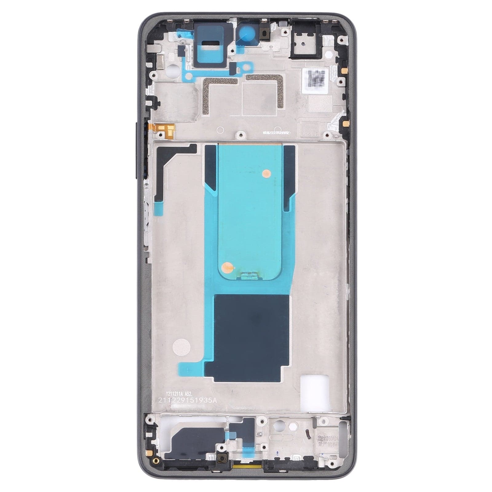 Lcd Display Middle Frame for Xiaomi 11i Hypercharge Black thumbnail 2